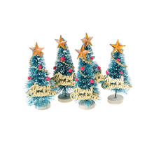 1pcs DIY Christmas Tree Small Pine Tree Mini Trees Placed In The Desktop Home Decor Christmas Dollhouse Decor Kids Gifts 2024 - buy cheap