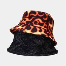 Women Men Fire Butterfly Cloud Dragon Graffiti Print Bucket Hat Harajuku Hip Hop Wide Brim Sunscreen Panama Fisherman Cap 2024 - buy cheap