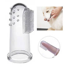 Super Soft Pet Finger Toothbrush Teddy Dog Brush Bad Breath Tartar Teeth Tool Dog Cat Cleaning Pet Supplies 2024 - buy cheap