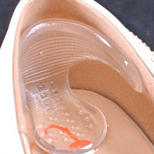 1pair Fashion Silicone Gel High Heel Grip Shoe Insole Pad Foot Protector Cushion 2024 - buy cheap
