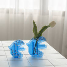Vaso de acrílico para flores vaso de mesa bonito vaso floral para casamentos arranjos florais organizando nordic decoração da sua casa 2024 - compre barato