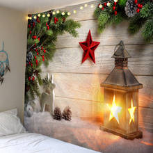 Tapestry Christmas Wall Hanging Christmas Light Home Deco Christmas Snowmen Print Tapestries Large Size Free Shipping Tapestries 2024 - buy cheap