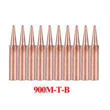 10Pcs/lot Pure Copper Electrical Soldering Tips 900M-T-B Solder Tip BGA Station Rework Tools 2024 - buy cheap