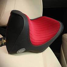 Car Headrest Neck Pillow For Seat Chair In Auto Memory Foam Cotton Cushion Fabric Cover Soft Head Rest Travel Office Support 2024 - buy cheap