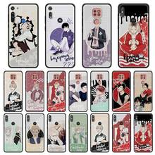 Funda de teléfono para Motorola Fusion G8 Power Lite One Hyper G9 G E7 Play Edge Plus E6s, carcasa negra, Haikyuu Hinata Anime 2024 - compra barato