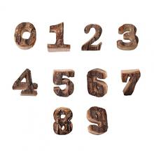 Wooden English Letters Alphabet Number For Cafeteria Bar Home Decoration Diy Art Decorative Wood Number Letter Home Decor 2024 - buy cheap
