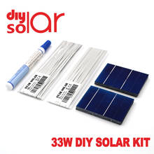 Panel Solar policristalino para coche, placa de células solares de 33 vatios, 78X52mm, 30W, 78X52mm 2024 - compra barato
