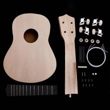 DIY Ukulele 21 Inch DIY Kit Hawaii Guitar Handwork Painting  Assembly for Amateur Beginner Kid Children Fun  Art Hot 2024 - buy cheap