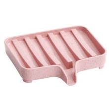 Sponge Holder Storage Rack Drain Soap Box Tray Soapbox 1 Pcs Shower Soap Tray Tool Soap Dish Plate Holder Pink 2024 - buy cheap