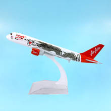 16CM diecast 1:400 Scale Airbus A320-200 Model Air Asia Airline Dragon Parten with Base Aircraft Plane Airliner Display Gifts 2024 - buy cheap