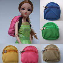 Mochila para bonecas, bolsa para boneca barbie bjd 1/6 blyth mini bolsa de moedas, acessório de boneca 2024 - compre barato