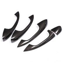 For Mercedes Benz A Class W177 A200 A220 A250 LHD Chrome Carbon Fiber Door Handle Cover Car Styling Accessories Stickers 2024 - buy cheap