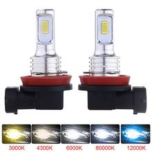 2Pcs H11 LED H4 H7 H11 H8 H9 HB4 HB3 9005 9006 LED Headlight Bulb 3000K 6000K 12000K Ice Blue CSP Auto Fog Lamp Car Light 12V 2024 - buy cheap