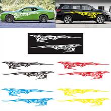 Universal 1 Pair Car Stickers Whole Body Fire Flame Decor Vinyl Decals Car Styling Stickers for Truck Auto 2024 - buy cheap