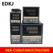 Termostato de REX-C100-C400-C700-C900 RKC PID, controlador de temperatura Industrial inteligente Digital, 220V, relé de salida SSR 2024 - compra barato