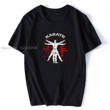 Hot sale Japanese Shotokan Kyokushin Karate T-Shirt Print Fashion Men Cotton Tshirt Tees Streetwear 2024 - buy cheap