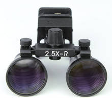 Binocular médico portátil con Clip, lupa de cirugía oftalmológica, lupa Dental con abrazadera, lupa de cristal óptico, 2.5X 3.5X 2024 - compra barato