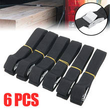 6pcs 8-foot 250cm Cargo Luggage Strap Ratchet Leather Strap Cam Buckle For Car SUV Truck Interior Accessories 2024 - buy cheap