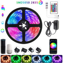 LED Strip Lights RGB 5050 2835 5M 10M 15M SMD Wifi Flexible DC12V Room Decoration Compatible With Alexa Google Christmas Lights 2022 - buy cheap
