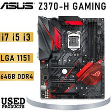 LGA 1151 Asus ROG STRIX Z370-H GAMING Motherbaord 1151 i7 i5 i3 Intel Core CPU DDR4 64GB M.2 OC Intel Z370 Gaming Mainboard 1151 2024 - buy cheap