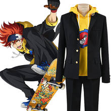 Disfraz de Miya Chinen Reki, uniforme escolar de Anime SK8 the Infinity, para fiesta de Halloween 2024 - compra barato