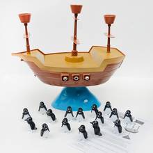 Kids Balancing Board Game Toy Funny Pirate Boat Penguin Balancing Board Game Desktop Interactive Kids Toy 2024 - buy cheap