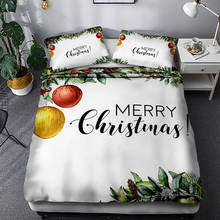 Thumbedding King Size Bedding Set Christmas Simple Fashionable Duvet Cover White Soft Full Twin Single Double Queen Bed Set 2024 - buy cheap