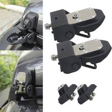 1 Set Bracket Latches Black Hood Lock Bracket Latches Buckle Holder For Jeep Wrangler JL 2018 2019 Car Hood Catches Accessories 2024 - compre barato