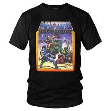 Retro He-Man And The Masters Of The Universe T Shirt Men 100% Cotton Tshirt Urban Tee Top Short Sleeved Skeletor Eternia T-shirt 2024 - buy cheap