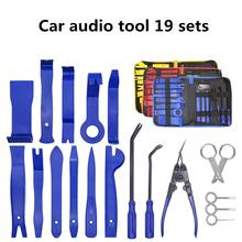 19pcs Car Trim Removal Tools Kit Auto Panel Dash Audio Radio Removal Installer Repair Pry Tools Kit Fastener Removal with Door 2024 - buy cheap