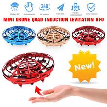 Mini Drone Quad UFO Flying Ball Toys RC Hand Controlled Flying Orb Infrared Induction Levitation Hover 360 with Lights Kids Gift 2024 - buy cheap