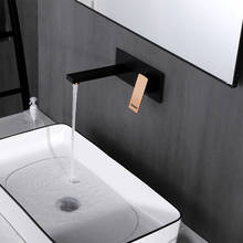 Basin Faucet Wall Mounted Bathroom Faucet Rose Gold Bathtub Tap Single Handle Hot and Cold Bathroom Sink Faucet Mixer Tap 2024 - buy cheap