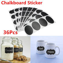 36 pcs/set Chalk Pen Modern kitchen Organizing Chalkboard Blackboard Labels Chalk Board Vinyl Kitchen Jar Stickers Craft  12x3 2024 - buy cheap