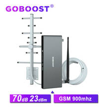 GOBOOST-Amplificador de señal gsm 2g 900, amplificador de señal para teléfono móvil, pantalla gsm, 70dB, 23dbm, potencia de 900mhz, amplificador gsm 2024 - compra barato