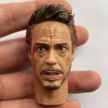 Figura de acción de Tony Stark a escala 1/6, cabeza esculpida, Endgame, Mk85, modelo de doctor Downey 2024 - compra barato