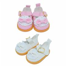 Pink/Beige 5.5*3.2cm Mini Cute Princess Boots Shoes For BJD 1/6 Dolls EXO Plush Doll  Dolls Shoes Accessory 2024 - buy cheap