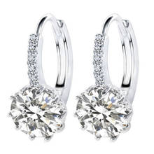 Hot Korean Sunflower Crystal Drop Earrings For Women Girls 7 Colors Exquesite Graceful Earring Seaside Beautiful Wedding Gifts 2024 - buy cheap