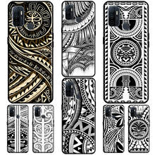 Funda de teléfono maorí polinesiano samoano Tribal para OPPO A52 A72 A83 A91 A5 A9 A53 A31 2020 F5 F7 Reno 4 Pro 2Z A5S A1K A15 2024 - compra barato