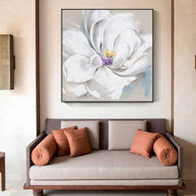 Handmade Canvas Art Oil Painting Abstract Flower Painting Living Room Bedroom Wall Painting Home Decor Large Wall Art Modern Art 2024 - buy cheap
