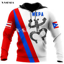 Puerto Rico Coqui Wepa 3D Print XS-7XL Hoodie Man Women Harajuku Outwear Zipper Pullover Sweatshirt Unisex-6 2024 - buy cheap