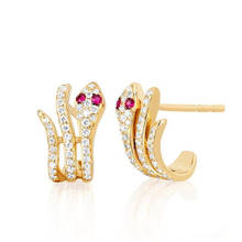 2020 NEW Fashion Women's Punk Style Animal Snake Earrings Gold color Earring Snakelike Animal Climber Ear Jewelry Gift 2024 - buy cheap