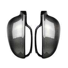 2Pcs Carbon Fiber Style ABS Side Rear View Mirror Cover Replacement for Golf 5 MK5 2003-2009 2024 - buy cheap