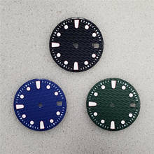 For NH35 7S25 Watch Movements  Simple 29MM Watch Dial Replacement No Luminous Corrugated Dial 2024 - buy cheap