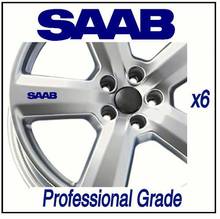 For SAAB WHEEL DECALS - TURBO 900 93 94 95  x6 !!! 2024 - buy cheap
