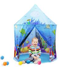 Tienda de juegos para niños, casa de juegos para interiores y exteriores, Wigwam, cama para niños, Océano, piscina de bolas, casa de juegos 2024 - compra barato