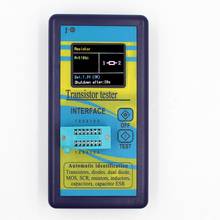 Probador de transistores con pantalla a Color TFT, resistencia de capacitancia de diodo tiristor 128X160, inductancia MOSFET ESR LCR, medidor multiusos 2024 - compra barato