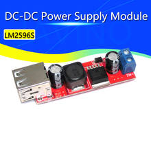 Dual USB Output 9V / 12V / 24V / 36V Car Charger Switch LM2596S 5V DC-DC Power Supply Module 3A Buck Regulator 2024 - buy cheap