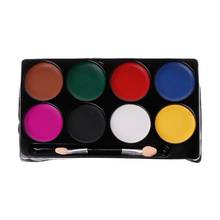 8 Colors Body Face Paint Kit Art Makeup Painting Pigment Fancy Dress Up Party Q6PA 2024 - buy cheap