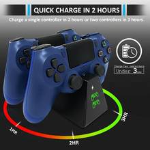 PS4 Charger Charging Dock Station Dual USB with LED Indicators Joystick Gamepad Charger for Playstation 4/Slim/Pro Controller 2024 - buy cheap