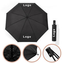 Men Fully Automatic Umbrella Black Business Waterproof Umbrella for Maserati Quattroporte Ghibli Levante 3 Folding Car Accessory 2024 - купить недорого